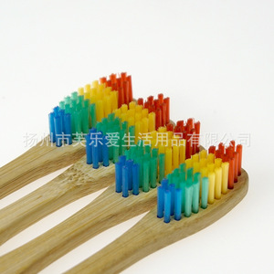 Bamboo Toothbrush Soft Bristles Nylon Home Use Eco Friendly Packaging Adult 1 Pc - Product Image 3