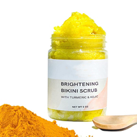 Tay Gommage Corp Visage Et kolordu Au Curcuma Citron doğal organik Tumeric zerdeçal şeker yüz yüz vücut fırçalayın karanlık noktalar için