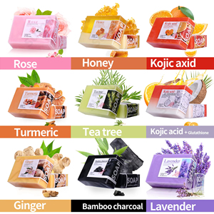 Tumeric Đu Đủ Mật Ong Muối Biển Tăng Xà Phòng Mụn Trứng Cá Đốm Loại Bỏ Da Handmade Xà Phòng Mặt Làm sạch Cơ Thể Tắm Làm Trắng Xà Phòng - Product Image 2