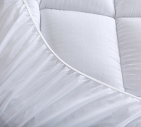 Protège-matelas économique 14 cm de hauteur, ferme, avec jupe élastique de 35 cm, antistatique 100% pour lit Queen Size – Vente en gros