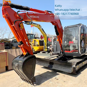Excavadora de cadenas Hitachi ZX70 usada, excavadoras Hitachi ZX55U ZX60U ZX40U ZX60 de segunda mano, miniexcavadoras Hitachi en oferta. - Product Image 6