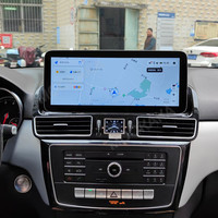 MOOKAKA Pantalla Estéreo para Auto de 12.3 Pulgadas 4K Integrada 1DIN para Mercedes Benz GLE 2015-2018, Reproductor Multimedia de Radio para Auto, Android 15
