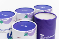 Emballage en papier de carton de boîte à bonbons cylindrique personnalisé de luxe avec impression personnalisée