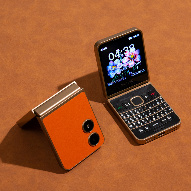 Pocket2 4G Unisoc T107 Cloud APP Mobile Phones Feature Phone 48MB+128MB Flip Phone 4G
