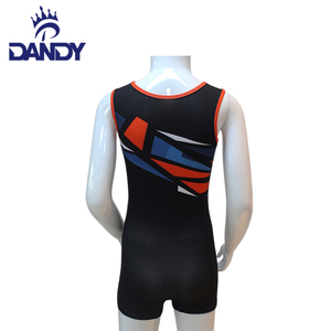 Justaucorps de <span class=keywords><strong>gymnastique</strong></span> avec short pour hommes, garçon, sublimation personnalisée - Product Image 6