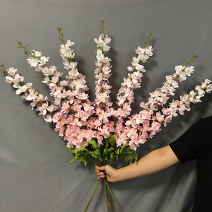 Fleurs artificielles en soie Delphinium en gros pour décorations de mariage, Saint-Valentin, Halloween - Écologiques, taille 120 cm SuperZ - Product Image 2