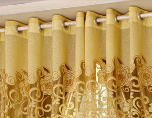 Classico Del Fiore Della Vite Villa <span class=keywords><strong>Arredamento</strong></span> Su Misura Tenda Del Ricamo Del Voile - Product Image 5