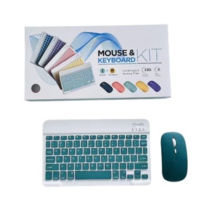 Nhà máy mới cho RGB LED Backlit siêu mỏng không dây chơi game bàn phím chuột Combo Set Tablet USB Type-C xách tay - Product Image 2