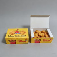 Caja de Embalaje para Papas Fritas con Logotipo Personalizado, Caja de Embalaje para Camiones de Comida Rápida, Contenedor de Alimentos, Cajas para Nuggets de Pollo Frito