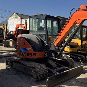 Excavatrice sur chenilles hydraulique Hitachi ZX55U-5A d'occasion de haute qualité, 95% neuve, 5 tonnes, origine Japon, composants principaux du moteur PLC, EPA CE - Product Image 1