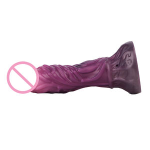 Consolador inflable expandible ELKKOST juguete de fantasía de silicona suave para juego anal/vaginal, OEM y pedidos a granel Bienvenidos - Product Image 4