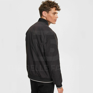 Chaqueta Bomber con cremallera de invierno para hombre, chaquetas de plumón cálidas y ligeras regulares con cuello levantado de alta calidad para exteriores - Product Image 2