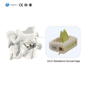 Uni-C Standalone Cervical <strong>Cage</strong>(Sterilize) <strong>Spinal</strong> Implants with Titanium Alloy Pedicle Screw <strong>PEEK</strong> Material - Product Image 2
