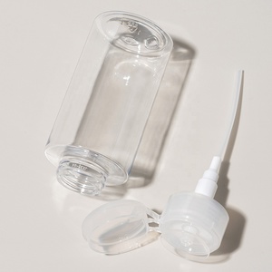 Bouteille vide en plastique PET avec pompe poussoir pour vernis à ongles, démaquillant, <span class=keywords><strong>eau</strong></span> <span class=keywords><strong>micellaire</strong></span>, tonique facial 200 ml - Product Image 6