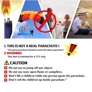 <span class=keywords><strong>Parachute</strong></span> pour enfants de 9 pieds, 8 poignées (avec boule océanique), <span class=keywords><strong>jeu</strong></span> de coopération de <span class=keywords><strong>parachute</strong></span> pour enfants en plein air - Product Image 6