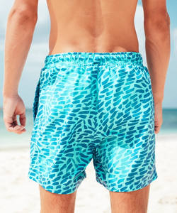 Short <span class=keywords><strong>de</strong></span> plage mouillés pour hommes, maillot <span class=keywords><strong>de</strong></span> <span class=keywords><strong>bain</strong></span> à couleurs changeantes, motif Logo, été au <span class=keywords><strong>soleil</strong></span> <span class=keywords><strong>par</strong></span> Sublimation - Product Image 3