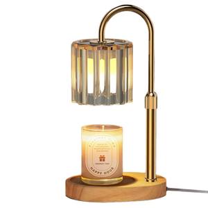 Diffuseur de cire électrique haut de gamme en <span class=keywords><strong>bois</strong></span> et <span class=keywords><strong>verre</strong></span>, réglable en hauteur, pour aromathérapie et fonte de cire dans les hôtels - Product Image 4