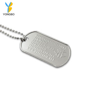 Etiquetas de metal para perros, placa de identificación de nombre para venta al por mayor, se puede personalizar - Product Image 2