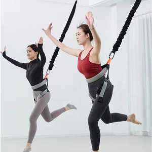 Set de Cinturones de Resistencia con Cuerdas Elásticas para Yoga y Fitness en Casa, 50-140 kg, Nailon, Certificado CE/RoHS, FDFIT FD-0111, Negro, Logotipo Personalizado - Product Image 1