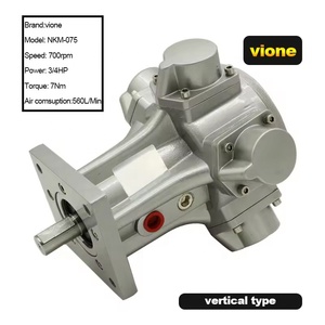 Motor Neumático de Aleación de Aluminio de 3/4 HP (0.5 HP) con Brida, Motor de Aire Industrial Personalizable OEM, Modelo <span class=keywords><strong>NKM</strong></span> - Product Image 2
