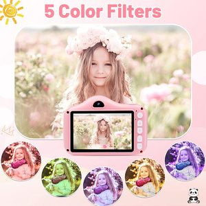 Girls Boys Toddler <strong>Kids</strong> Selfie <strong>Camera</strong> 3.5Inch 1080P HD Children Digital <strong>Camera</strong> With 32GB <strong>Memory</strong> <strong>Card</strong> - Product Image 2