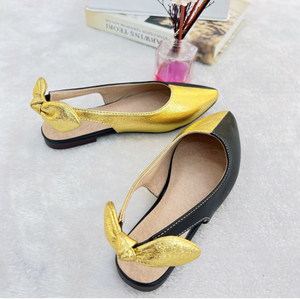 Girls Sandals <b>Pointed</b> <b>Toe</b> Middle Big Children's Princess Back Bowknot High-heeled Shoes Waterproof Breathable PU Upper Summer - Product Image 6