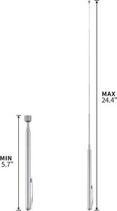 Telescopic Magnetic Pickup <b>Tool</b> Pen Type Extendable Stainless Steel Neodymium Stick Pen Clip Screw Bolt <b>Pick</b> <b>up</b> Hand <b>Tool</b> - Product Image 4