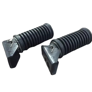 Pièces de moto, repose-pieds arrière pour moto, marchepied arrière adapté aux modèles GN125 CG125 GS125, caoutchouc pour repose-pieds arrière - Product Image 4