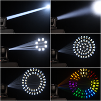 Projecteur à tête mobile 295W avec source Osram Sirius HRI, faisceau net de 1,8 degré, 16 prismes Gobo, DMX512, éclairage de scène pour événements DJ