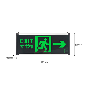Hot bán khách sạn hành lang Sạc <span class=keywords><strong>LED</strong></span> <span class=keywords><strong>Exit</strong></span> khẩn cấp ánh sáng giá rẻ giá SMD nguồn ánh sáng làm bằng nhựa nhôm Acryl <span class=keywords><strong>220V</strong></span> - Product Image 2