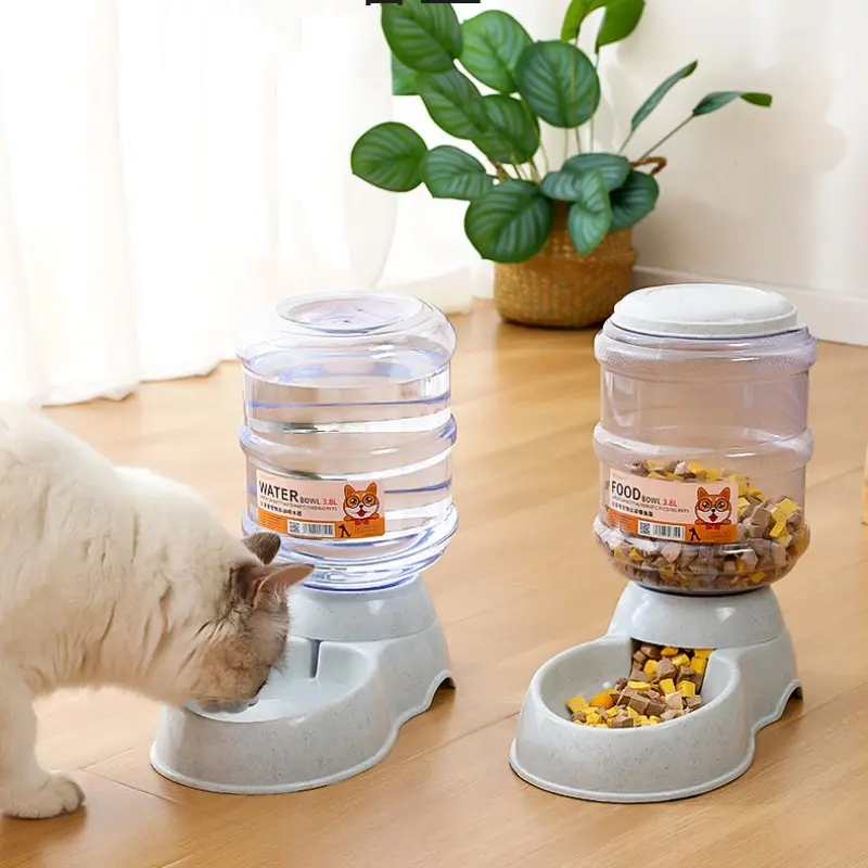 LM0041F 3.8L кормушка для домашних животных дозатор воды для домашних животных собака и кошка фонтан чаша многофункциональная миска для кошек и собак
