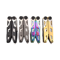 Pince multi-outils de poche en acier inoxydable de qualité industrielle couteau pliant tournevis clé règle camping EDC OEM personnalisable