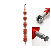 Isolateur de suspension composite polymère haute tension 24 kV, 33 kV, 66 kV, 69 kV, 120 kN