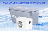 1 /1.5/2 Hp Pro Smart WiFi Control Chiller oleh ICEGALAX, Peralatan Pendingin Air untuk Mandi Es 110V / 220V