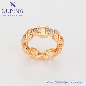 Muslimex Xuping Jewelry simplicity elegant ring 18K gold color Women ancient luxury royal personality romantic sweet ring - Product Image 4
