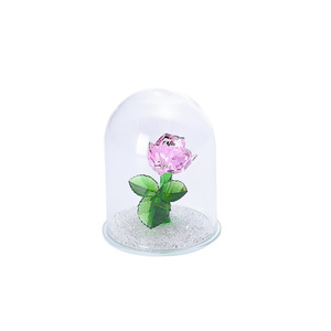 Rose éternelle en cristal, fleur préservée sous cloche en verre, rouge, rose, violet, jaune, cadeau d'anniversaire, décoration moderne - Product Image 5