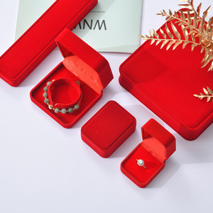 Kotak Perhiasan Hadiah untuk Kalung Mutiara dan Kotak Set Beludru Mewah untuk Anting Gelang Kotak Perhiasan - Product Image 3