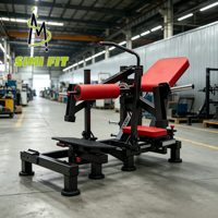 Machine de musculation professionnelle SM ATL pour les fessiers, à charge libre, équipement d'entraînement des muscles du bas du corps pour salle de sport professionnelle