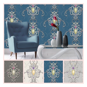 <span class=keywords><strong>Papier</strong></span> <span class=keywords><strong>peint</strong></span> moderne à motifs floraux et <span class=keywords><strong>de</strong></span> plumes <span class=keywords><strong>de</strong></span> <span class=keywords><strong>paon</strong></span>, PVC 3D, rouleau <span class=keywords><strong>de</strong></span> 10 m, insonorisant et résistant à l'humidité, pour usage domestique et hôtelier - Product Image 5