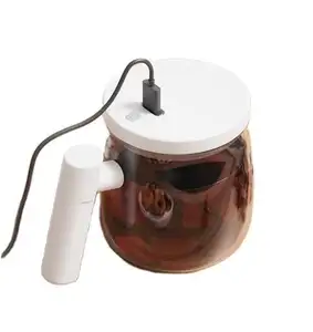 2024 Nuevo producto idea Tazas mezcladoras graduadas taza de café mezcladora de agitación automática magnética taza mezcladora eléctrica