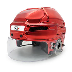 Mũ bảo hiểm khúc côn cầu trên băng bằng sợi Carbon có thể tùy chỉnh với vỏ mạ điện & thiết kế tương thích lớp chống sốc in 3D - Product Image 2