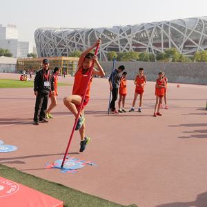 Pôle en fibre de carbone de 2 m pour enfants, pour saut en longueur, saut en hauteur, sports scolaires, athlétisme, équipement doux et sûr - Product Image 3