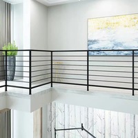 Rampe en PVC moderne pour extérieur, pour escaliers, balcons, villas et jardins - Installation facile, résistante à la rouille, clôture à faible coût