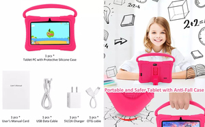 <span class=keywords><strong>Tablette</strong></span> Android pour Enfants de 7 Pouces et 32 Go, PC Tactile WiFi Éducatif pour Tout-Petits, Écran IPS 1024x600 avec Étui en Silicone - Product Image 5