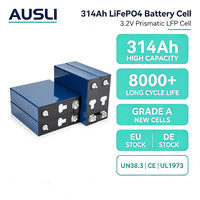 Cellule de batterie prismatique LiFePO4 314Ah 3.2V haute capacité, cellule lithium LFP pour batterie de véhicule électrique, camping-car, marine, chariot de golf