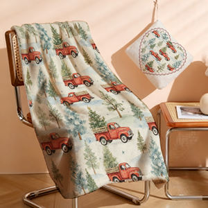 Faltbare 2-in-1-Kissen-Decke aus Flanell-Fleece für Weihnachten, tragbar für Zuhause, Auto, Reisen und Flugzeug, leicht zu transportieren - Product Image 4