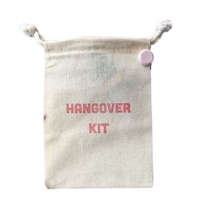 Pochette en coton biologique avec cordon de serrage, impression de logo personnalisée, emballage cadeau et artisanat biodégradable, toile beige - Product Image 1