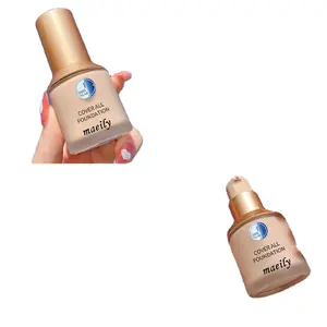 Little blue shield liquid foundation brightens the complexion dry oily skin bb cream concealer moisturizing oil control lasting