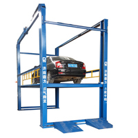 Monte-voiture à 4 poteaux pour usage domestique, élévateur de stationnement pour garage, élévateur de véhicule portable à vendre