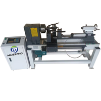 Tour à bois CNC Mustang MT5025 d'occasion, très demandé, avec moteur 1,5 kW, multifonctionnel, vitesse de broche 2800 tr/min, à vendre
